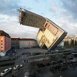 当插画师当上建筑设计师 他造出了一堆东倒西歪的房子