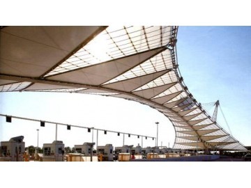 深圳收费站膜结构_供应产品_深圳华建膜建筑工程